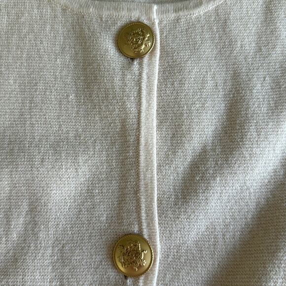 NWOT J. Crew Wool Blend Giselle Sweater Blazer Button Down Cardigan Beige BO154 - Picture 7 of 14